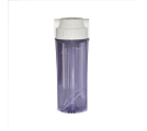 10 inch outside buckle transparent filter bottle