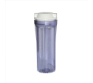 10 inches inside the buckle transparent filter bottle